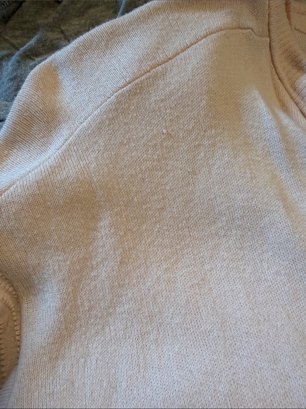 Women's Light Pink Open-Front Draped Cardigan - Picture 5 of 6